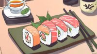 Sushi merupakan makanan yang bahan dasarnya adalah